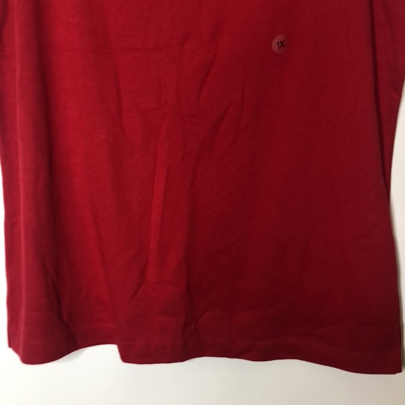 NWT Hasting & Smith Women's Red Sleeveless Stretch Top 1X PLUS SIZE New with Tag - Picture 5 of 7